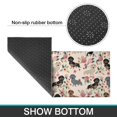 thumbnail image 6 of Dachshund and Flower Kitchen Rugs Sets Of 2,Anti Fatigue Kitchen Mat Rugs Non Slip Washable,Decorative Kitchen Floor Mats for Kitchen,Sink,Laundry,17"x30"+17"x47", 6 of 7