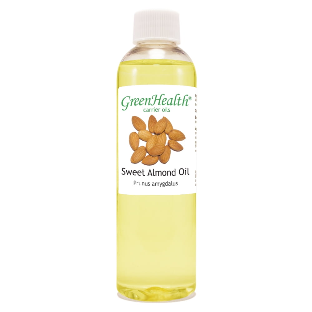 Almond Sweet Carrier Oil - 4 fl oz - Clear Plastic Bottle w/ Cap