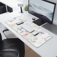 thumbnail image 2 of Non-Slip Mouse Pad - Mini Floral Flower Design, Perfect for Office, Home & Gaming, Smooth Surface, High Tracking Accuracy, Large 31.5x11.8 Inch - Enhance Your Work and Gaming Experience, 2 of 7