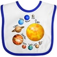thumbnail image 3 of Inktastic Sun and Planets- Yes, and Pluto Boys or Girls Baby Bib, 3 of 4