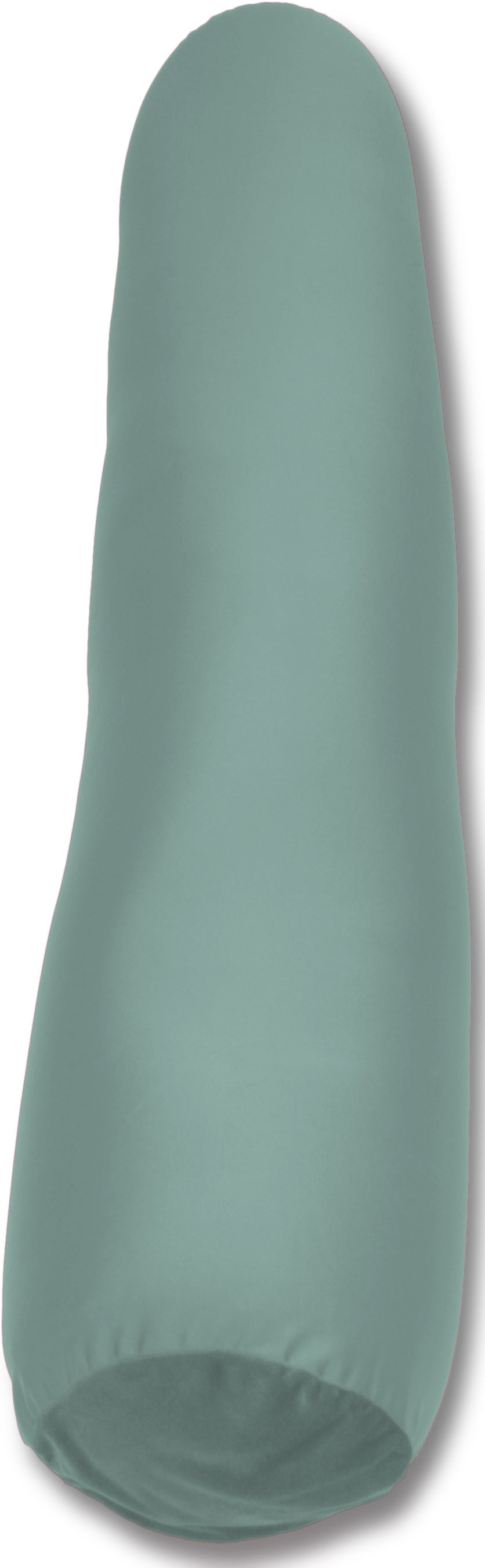 Cover For Microbead Body Pillow - Spandex (15%) / Nylon (85%) Blend - Hypoallergenic - Pillow Cover, Cadet Gray