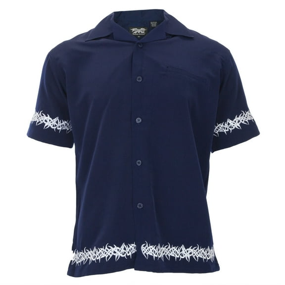 Embroidered Tribal Thorns Club Shirt