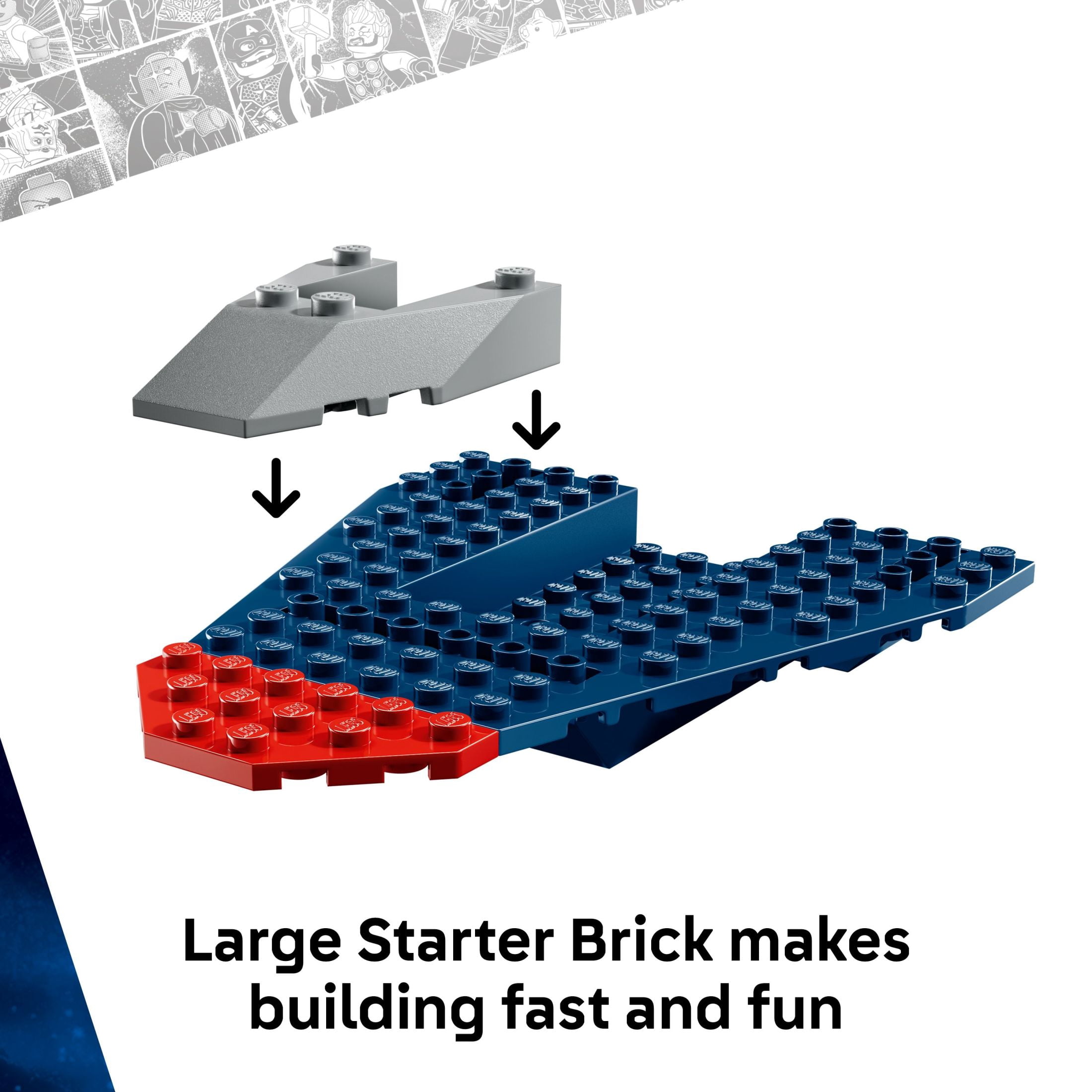LEGO Marvel Captain America vs. Thanos Building Toy - Pretend Play Set for Boys & Girls, Ages 4+ - Kids Building Blocks W/ 2 Super Hero Toy Minifigures - Gift Idea for Birthdays - 76319