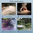 thumbnail image 3 of 3 Head Fog Maker, Ultra Sound Mist Maker Fogger IP67 Waterproof Stainless Steel Fog Machine with Automatic Power Failure Function for Greenhouse, Garden, Pond,  Decoration, 3 of 8