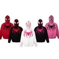 thumbnail image 2 of Sudadera con capucha de Spiderman Y2K para adultos, Sudadera con capucha con bordado gótico, Sudadera con capucha con cremallera, Sudadera con capucha de superhéroe de Anime, sudadera informal de Hip, 2 of 5