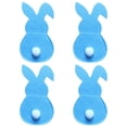 thumbnail image 1 of PVCS Set Of 4 Bunny Flatware Holders Easter Bunny Cutlery Bag Rabbit Cutlery Set With Tail, 1 of 6