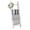 Whitewashed-51.9" H × 18.1" W × 3.5" D, variant on Grey 61.8" H × 18.1" W × 3.5" D Wooden 6-Tier Wall-Leaning Blanket Ladder Rack