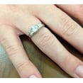 thumbnail image 5 of Pompeii 1ct Three Stone Princess Cut Diamond Engagement Ring 14K White Gold (H/I,I1), 5 of 6