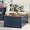 Blue, variant on 31.5" Blue Coffee Table with Large Hidden Storage, Square Lift Living Room Coffee Tables, Multi-Function Lift Wooden Barn Door Center Table