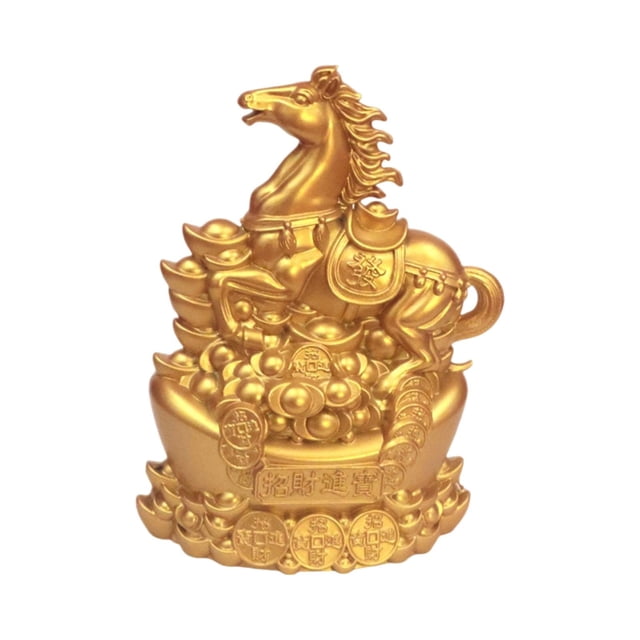 Figura de caballo, adorno de escritorio, , recuerdo coleccionable, año 2026, decoración del caballo para entrada del hogar.