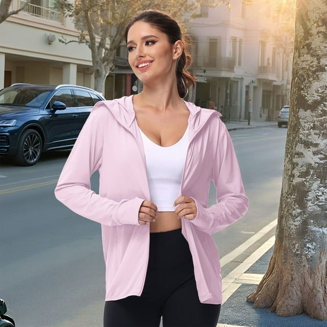 Stylish Plus Size Coat Lightweight Hoodie for Everyday Wear Spring and Autumn Jacket for Comfort and Versatility