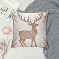 thumbnail image 2 of COMIO  Christmas Pillow Covers  Farmhouse Chrismas Decorations for Home Indoor Decorative Throw Pillows for Living Room Xmas Snowflake Deer Couch Pillows Outdoor Sofa Bed Room, 2 of 5