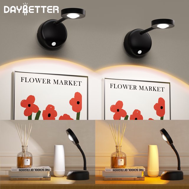 Luces LED Inalámbricas DAYBETTER Sensor de Movimiento 3 Temperaturas de Color Paquete de 2