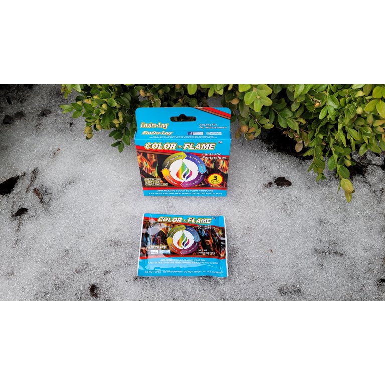Enviro-Log Color-Flame Multi-color Wood Fire Effect Packet, 3 Count, .87 x  4.5 x 5 - Walmart.com