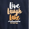thumbnail image 3 of Instant Message - Live Laugh Lake - Toddler And Youth Crewneck Fleece Sweatshirt, 3 of 6