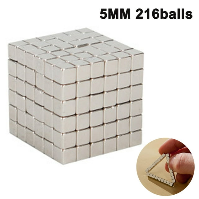 Construcción magnética 216 Uds 5mm imanes Fidget Gadget juguetes imán de tierras raras escritorio de oficina juegos de juguetes juguetes magnéticos cuentas juguetes para aliviar el estrés Adepaton 2034813