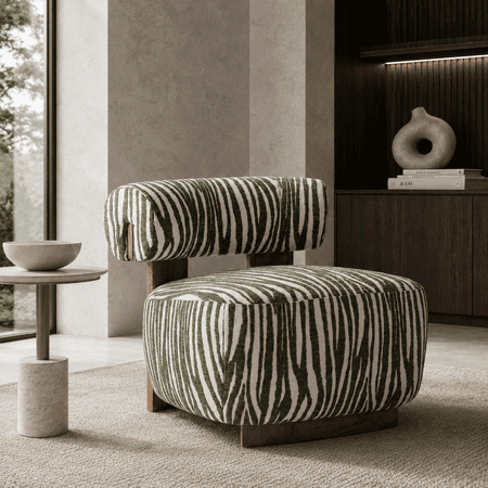 aenkyo zebra stripe chenille accent product