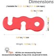 thumbnail image 2 of 12Pcs Rope Tensioner Aluminum Alloy Camping Tensioner Hook Rope Adjuster Durable Non-Slip, 2 of 5