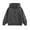 Dark Gray, variant on Girls Hooded Zip Up Jacket Lightweight Outerwear Casual Pullover Coat For Teens Youth Autumn Winter Fashion(Black,15-16Years)