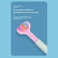 thumbnail image 5 of Xerdsx 3 Sided Autism Toothbrush Three Bristles for Special Needs Kids Soft Bristles Soft and Gentle Clean Each Tooth to Completely Cover The Toothbrush, 5 of 5