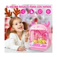 thumbnail image 3 of Máquina De Garras Para Niños Con Sonido Y 40 Mini Juguetes rosa, 3 of 5