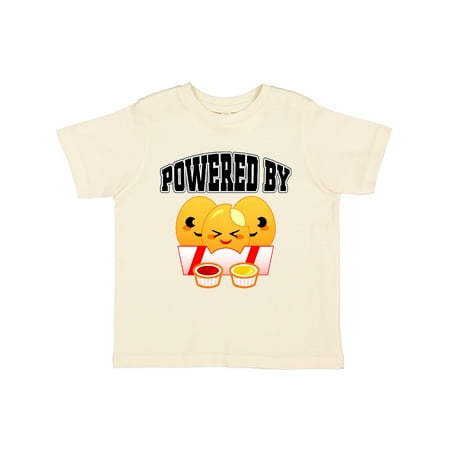 

Inktastic Powered by Chicken Nuggets Gift Toddler Boy or Toddler Girl T-Shirt