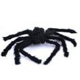 thumbnail image 6 of 2Pcs Realistic Large Spiders Outdoor Halloween Decorations, Huge Hairy Scary Halloween Spider Prop, Black Spooky Spider for Indoor House Outdoor Window Yard Patio Decor (30/75/125/200cm), 6 of 9