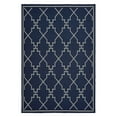 thumbnail image 2 of Oriental Weavers Marina Area Rug 7765B Outdoor Navy Lines Dotted, 2 of 3
