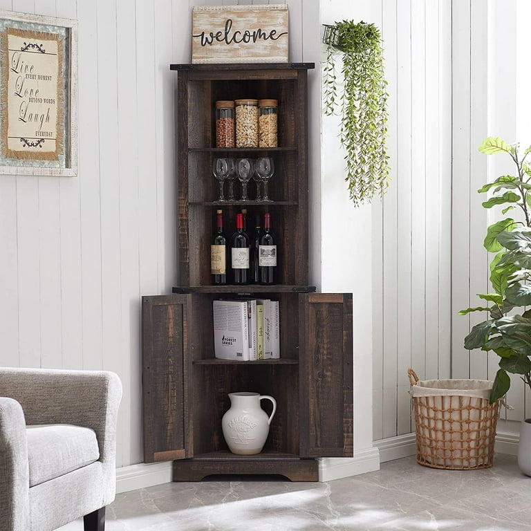 Farmhouse 2024 corner cabinet