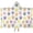 Dog Paw Print, variant on Dog Paw Print Rainbow Chevron Pattern Teens Hooded Bath Towel Wrap for Ages 3 To 12,Quick Dry Lightweight Soft Microfiber Bath Beach Pool,50"x30"