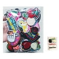 thumbnail image 1 of 50 parches bordados de dibujos animados con kit de costura para chaquetas, camisas, sombreros y pantalones., 1 of 12