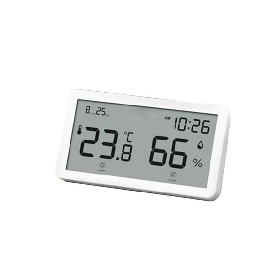 AKKHOO Indoor Digital Thermometer & Hygrometer (Thermohygrometer)，Temperature Humidity Monitor, Precise Indoor Temperature Gauge for Baby Rooms at Home