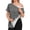 Black, variant on Womens Post Shoulder Surgery Shirts Tear Away Side Snap Striped T Shirts Short Sleeve Port Rotator Cuff Recovery Comfy Clothing Red L