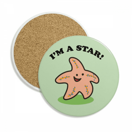 

Starfish Life Ocean Star Art Deco Fashion Coaster Cup Mug Tabletop Protection Absorbent Stone