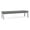 Gray, variant on Newport Reception Waiting 18.5" 3-Seat Bench / Charcoal Steel / Light Gray