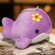 thumbnail image 3 of Juguete de peluche de delfín con flor para niños, llavero colgante de pez oceánico, regalo de boda, 3 of 5