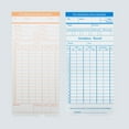 thumbnail image 2 of 90pcs/ Pack Time Cards Timecards Monthly 2-sided 18 * 8.4cm for Employee Attendance Time Clock Recorder, 2 of 7