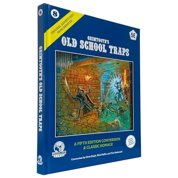 Pre-Owned D&D 5E: Original Adventures Reincarnated #8: Grimtooths Old School Traps (D&D 5E ORIGINAL ADV REINCARNATED HC), 9781961756212, 1961756218, Hardcover, 5 edition