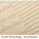 thumbnail image 4 of Manta Tejida 100% Algodón con Tejido de Punto Súper Suave, Cálido, Multicolor (51 x 67 Pulgadas, Caqui), 4 of 4