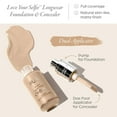 thumbnail image 3 of PÜR MINERALS 4-in-1 Love Your Selfie Longwear Foundation & Concealer Full Coverage, Hydrating Formula, Cruelty Free, 1.7 F. Oz.,Latte/TN1, 3 of 6