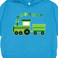 thumbnail image 3 of Inktastic St Patricks Irish Shamrock Train Toddler Hoodie, 3 of 4