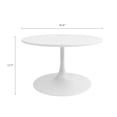 thumbnail image 5 of Jamesdar Kurv Bistro Coffee Table White, Indoor/Outdoor, 5 of 6