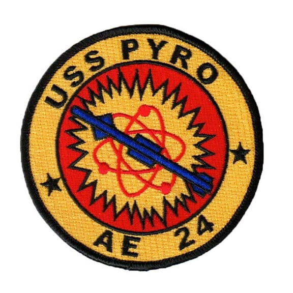 USS PYRO AE-24 Patch – Sew On