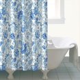 thumbnail image 4 of Pioneer Flower Floral Print Pattern Shower Curtain 84"x72" ,Bathroom Decorative Shower Curtains Set with 12 Hooks,Modern Waterproof Washable Shower Curtain, 4 of 6