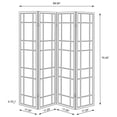 thumbnail image 7 of Catabella 4-Panel Room Divider Folding Shoji Screen Floral, 7 of 7