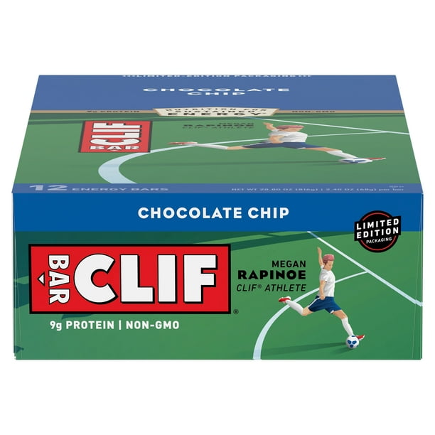 CLIF Bar® Chocolate Chip Energy Bars 12-2.4 oz. Bars - Walmart.com ...