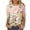 Hot Pink, variant on Plus Size Easter Shirts for Women 3/4 Sleeve Bunny Graphic Tee Funny Casual Eggs Print Crew Neck T Shirts for Spring White XXXL