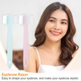 thumbnail image 3 of Unique Bargains 6Pcs Eyebrow Razor Facial Razor Brow Shaper Eyebrow Trimmer Tool Pink Blue ABS Stainless Steel, 3 of 7