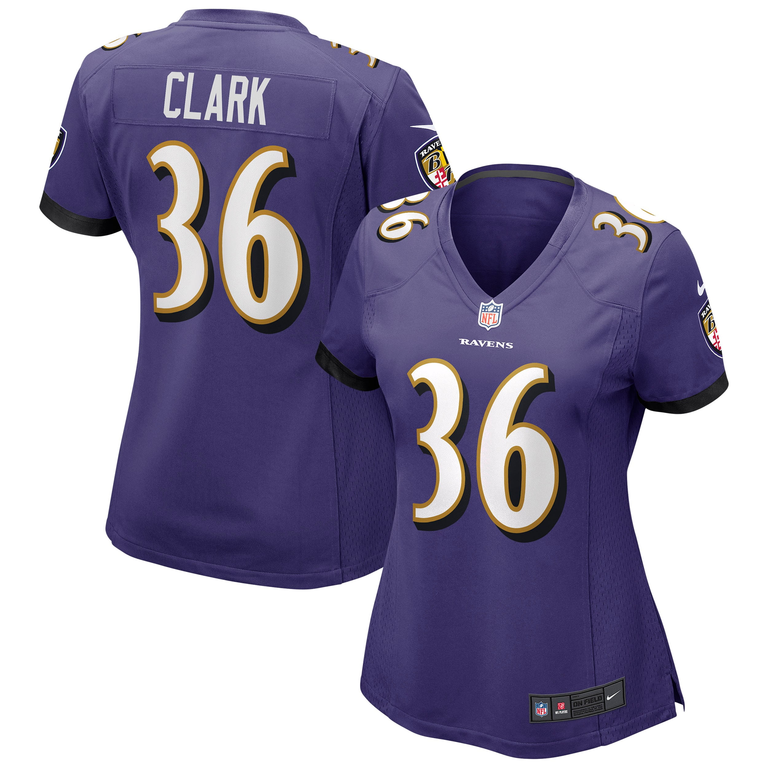 chuck clark ravens jersey