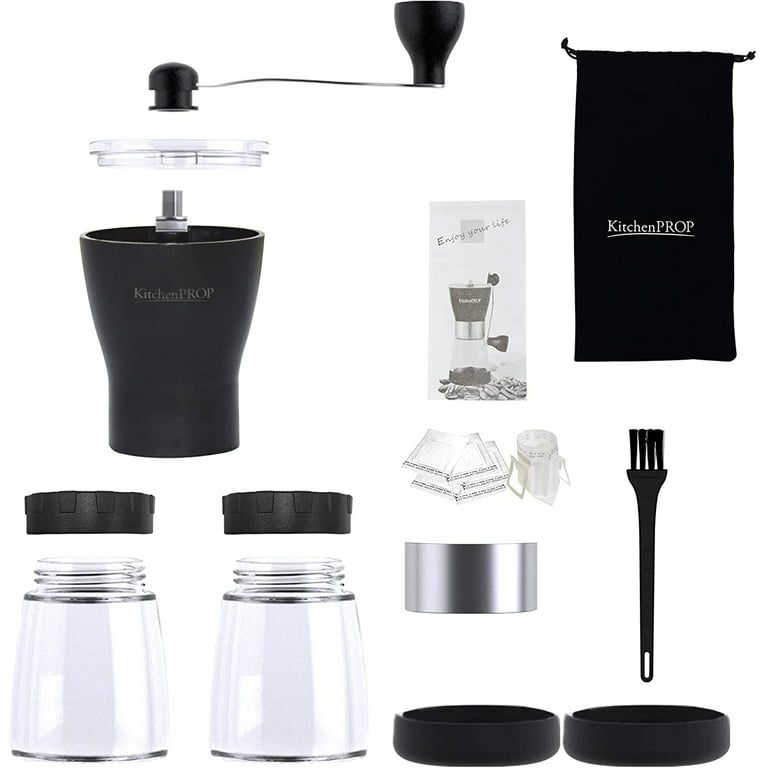 KitchenPROP Manual Coffee Grinder 14Pcs Set – Aspectek
